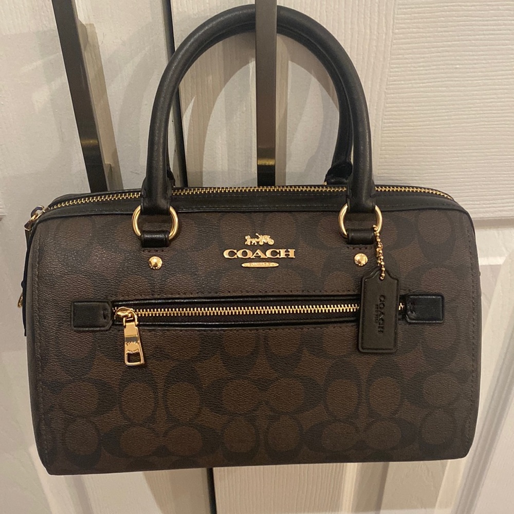 Coach Rowan Satchel in Signature Canvas
